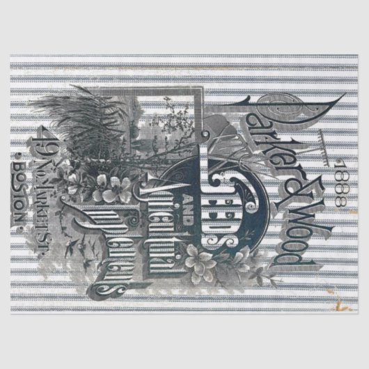 カチカチ音をたてる種のバッグのティッシュペーパー 薄葉紙 (正面)