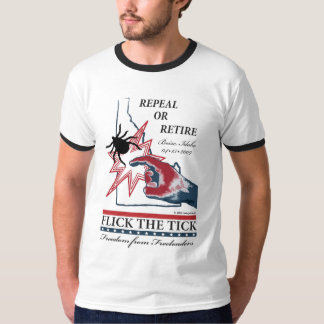 カチカチ-アイダホの版--を打って下さい Tシャツ