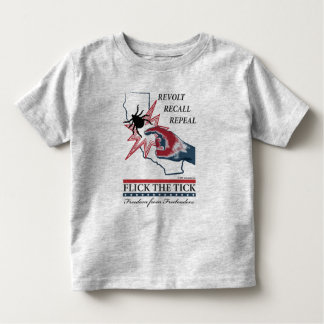 カチカチ-カリフォルニア幼児--を打って下さい トドラーTシャツ