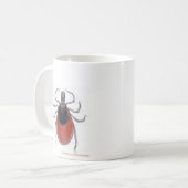 カチカチ、私は私の物Lymeのねじれと、住んでいます コーヒーマグカップ (正面左)