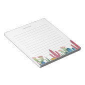 カチカラフルー |砂漠のテーマが並ぶ ノートパッド (アングル)