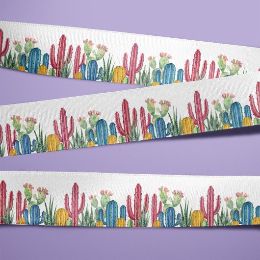 カチカラフルー |砂漠テーマ サテンリボン