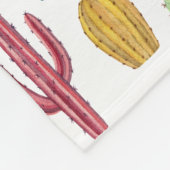 カチカラフルー |砂漠テーマ パーソナライズされた フリースブランケット (角)