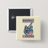 カチコーンかわいい重い呼吸 缶バッジ (正面&裏面)