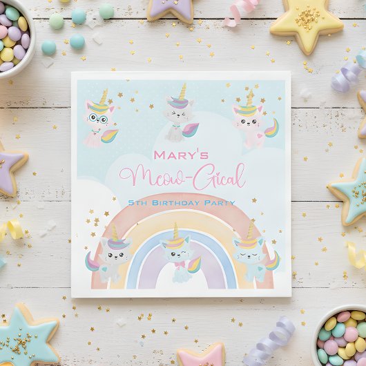 カチコーンミョー – ジカル誕生日 スタンダードランチョンナプキン