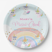 カチコーンミョー – ジカル誕生日 ペーパープレート (正面)