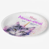 カチコーンミョー – ジカル誕生日 ペーパープレート (アングル)