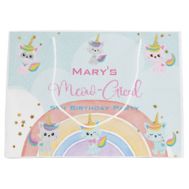 カチコーンミョー – ジカル誕生日 ラージペーパーバッグ