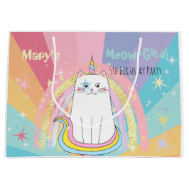 カチコーンミョー – ジカル誕生日 ラージペーパーバッグ