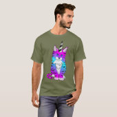 カチコーンレインボーメオウギカルユニコーンキティコーン Tシャツ (正面フル)