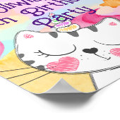 カチコーン誕生日ウェルカムサイン ポスター (角)