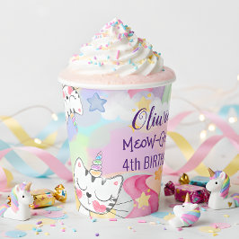 カチコーン誕生日紙カップ 紙コップ