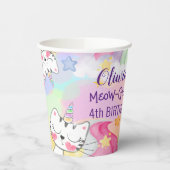 カチコーン誕生日紙カップ 紙コップ (左)