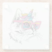 カチコーン|そうメオジカル ガラスコースター (裏面)