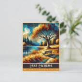 カチュマ湖(カリフォルニア州) |ヴィンテージ絵画ー ポストカード (スタンド正面)