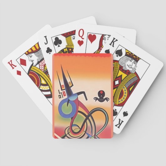 カチーナダンスケンゲージ抽象芸術 トランプ (裏面)