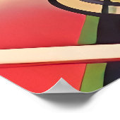 カチーナダンスケンゲージ抽象芸術 ポスター (角)