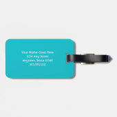 カチーナドールウッド姿写真クローズアップはっきりした ラゲッジタグ (裏面横)