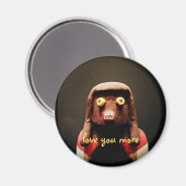 カチーナドール顔愛もっとスクリプトおもしろいかわいい マグネット (正面/裏面)