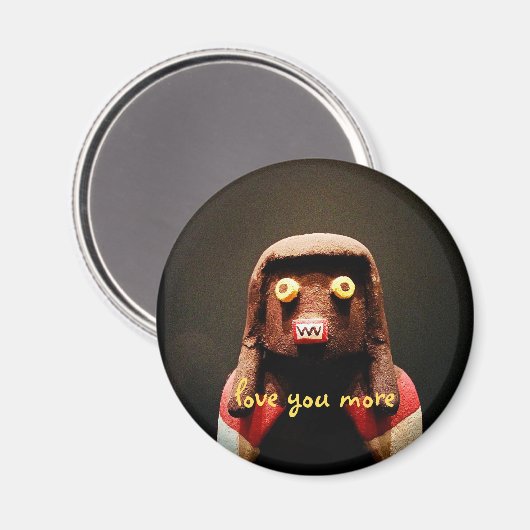 カチーナドール顔愛もっとスクリプトおもしろいかわいい マグネット (正面/裏面)