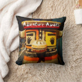 カチーナ人形フォトアドベンチャー可愛はっきりしたい クッション (ブランケット)