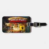 カチーナ人形フォトアドベンチャー待ちおもしろいかわいい ラゲッジタグ (正面横)