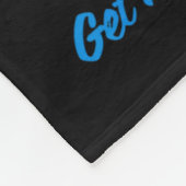 カックに引っ掛かるダック狩りクラブおもしろいDesi フリースブランケット (角)