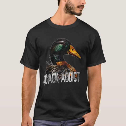 カックアディクト素晴らしアヒル Tシャツ (正面)