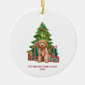 カックプー犬のクリスマス オーナメント オーダーメイド (正面)