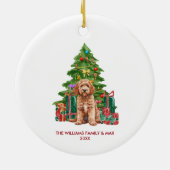 カックプー犬のクリスマス オーナメント オーダーメイド (裏面)