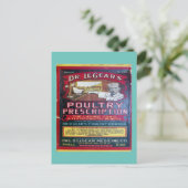 カックメディンスキュールオールドヴィンテージチキントニック ポストカード (スタンド正面)