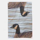 カックリングガチョウのプロフィール キッチンタオル (縦)