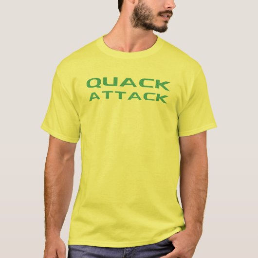 カック攻撃ヴィンテージ動揺して(草の緑) Tシャツ (正面)