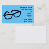 カッコいいおたく眼鏡 名刺 (正面/裏面)