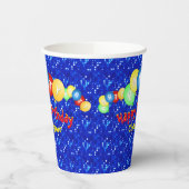 カッコいいおもしろいバルーン誕生日パーティー 紙コップ (左)