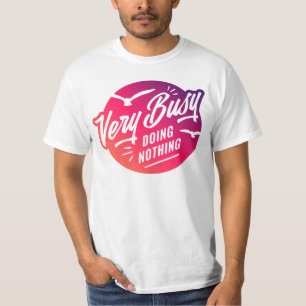 カッコいいおもしろい何もしない Tシャツ