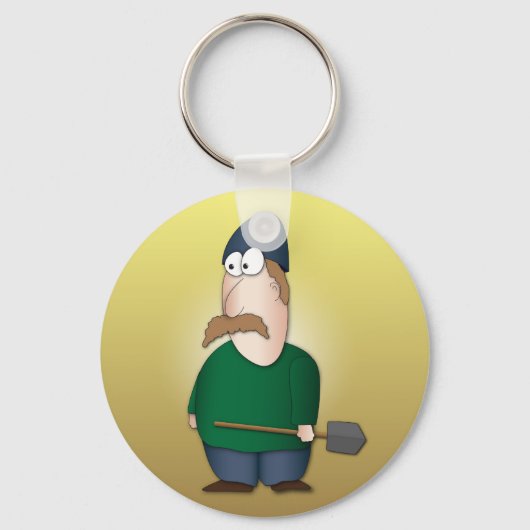 カッコいいおもしろい農家 キーホルダー (正面)