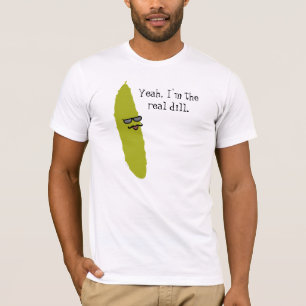 カッコいいおよびおもしろいな実質のディルのヒップスターのピクルス Tシャツ