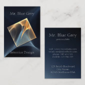 カッコいいおよびゆとりのデザインの名刺 名刺 (正面/裏面)