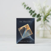 カッコいいおよびゆとりのデザインの名刺 名刺 (スタンド正面)