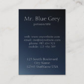 カッコいいおよびゆとりのデザインの名刺 名刺 (裏面)