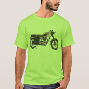 カッコいいおよびシンプルなイギリスのオートバイのTシャツ Tシャツ