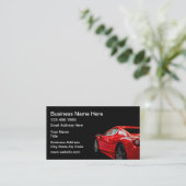 カッコいいお洒落モダン車のBusiness Card 名刺 (スタンド正面)