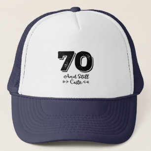 カッコいいかわいい70歳の誕生日引用文ことわざ キャップ