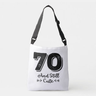 カッコいいかわいい70歳の誕生日引用文ことわざ クロスボディバッグ