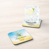 カッコいいすごい、パイナップル コースター (右側)