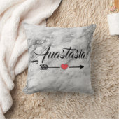 カッコいいすご名の大理石 クッション (ブランケット)