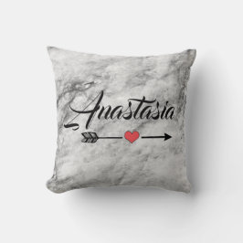 カッコいいすご名の大理石 クッション