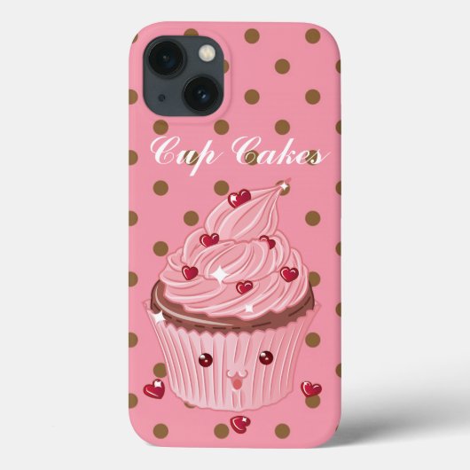カッコいいすてきなピンクカップケーキ Case-Mate iPhoneケース (裏面)