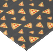 カッコいいとおもしろいのピザのスライスのパターン テーブルクロス (アングル)